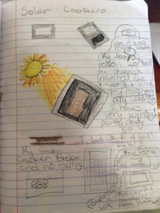 A fifth grader redesigns her solar cooker after her s'more doesn't melt in the original design.